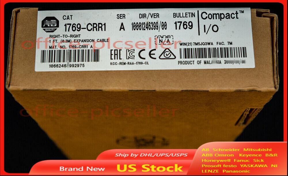 1769-CRR1 CompactLogix Right-To-Right Cable Surplus SEALED 1769-CRR1 New 1pcs