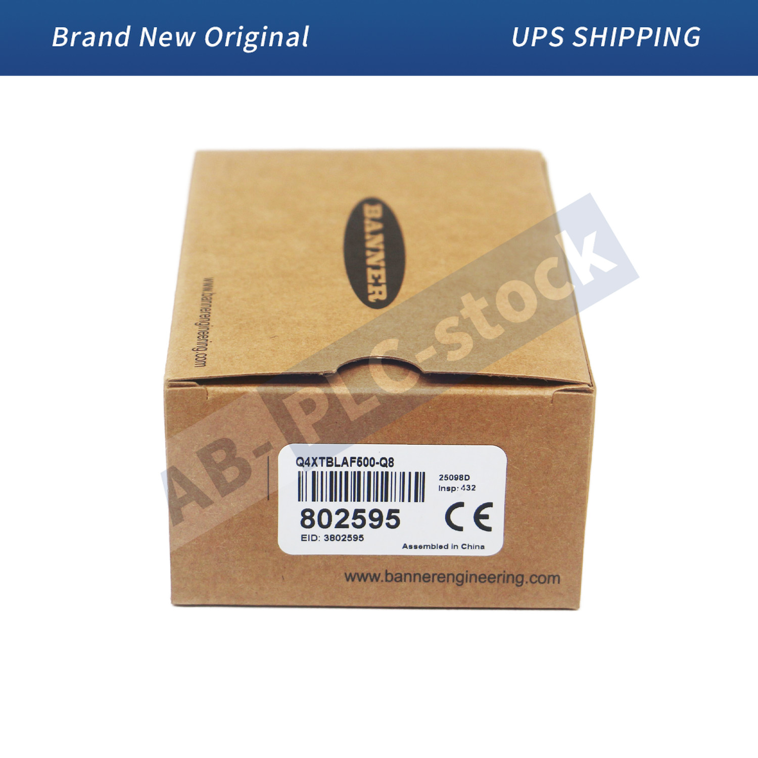 NEW BANNER Q4XTBLAF500-Q8 Laser Adjustable Field Range: 500 mm Input: 10-30 V dc
