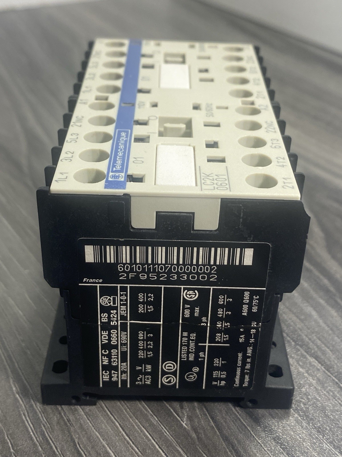 Telemecanique LC2K0601 Reversing Contactor 110V AC 50/60Hz 20Amp 3-Phase – USA