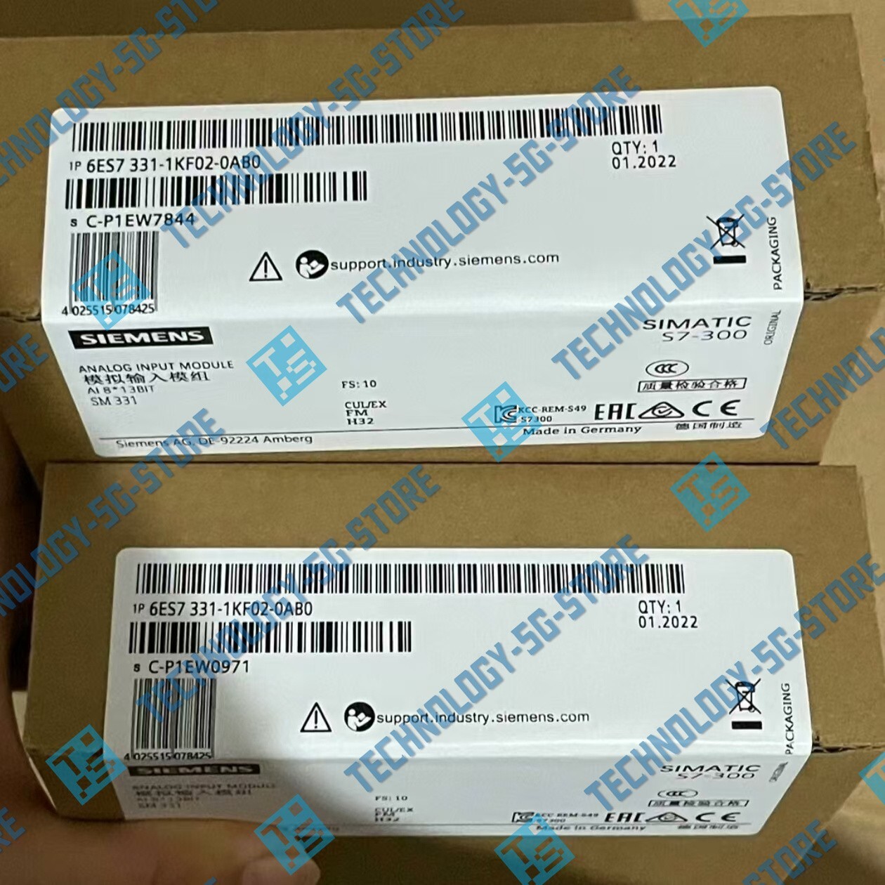 New Siemens 6ES7331-1KF01-0AB0 PLC Module