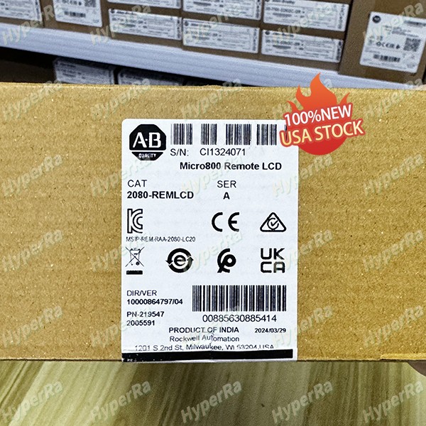 Allen-Bradley 2080-REMLCD 3.5-Inch Industrial Remote LCD Keypad