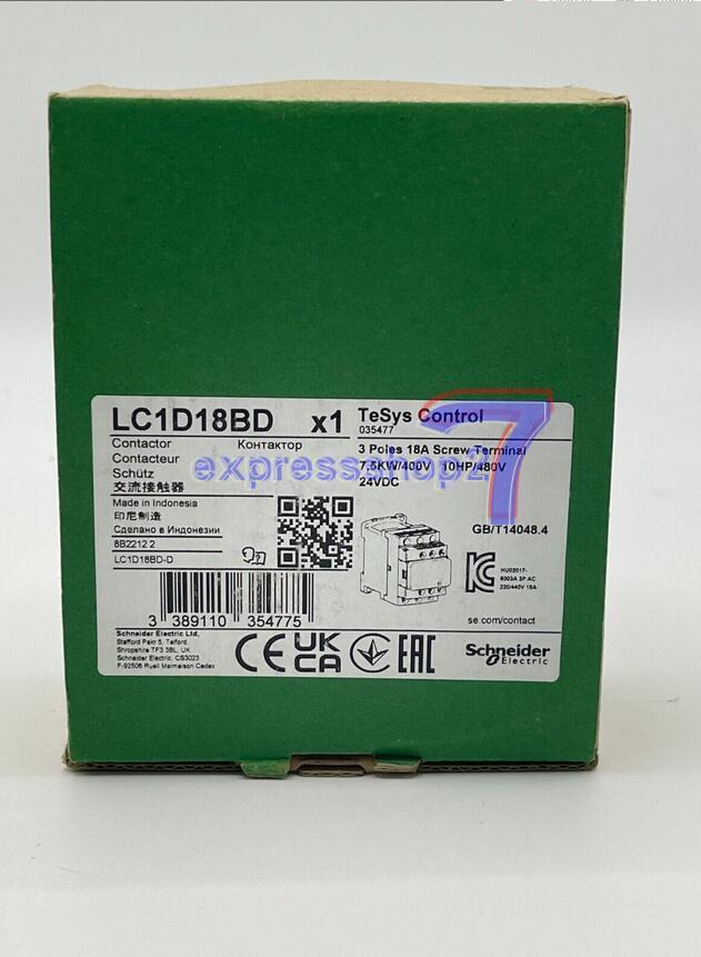 1x Contactors LC1D18BD New