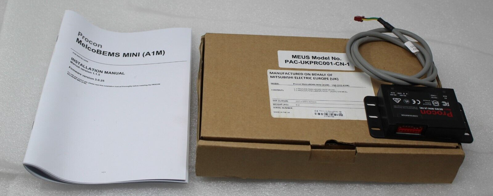 Mitsubishi Electric BACnet and Modbus Interface MelcoBEMS Mini A1M RS-485