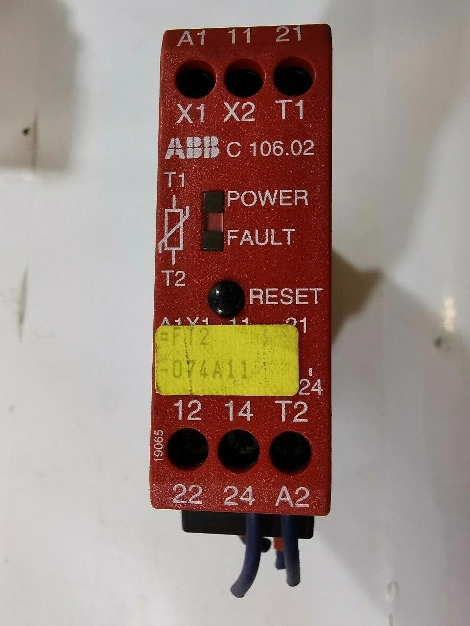 ABB VDE 0435 C250 CONTROL UNIT GHC 106 02 01 R 0015