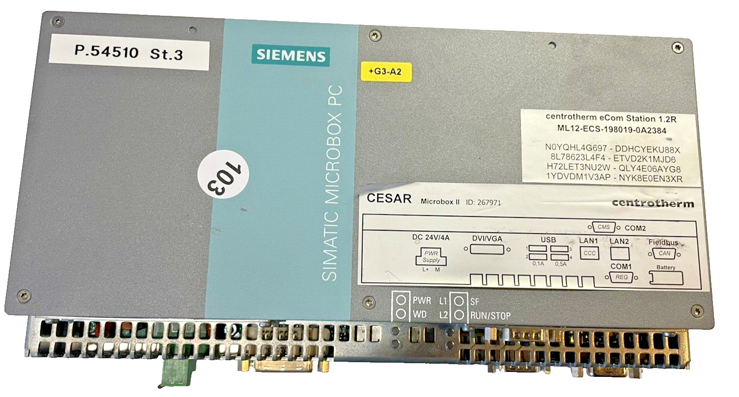 SIEMENS SIMATIC MICROBOX PC 427B 6ES7647-7AD10-1AX0