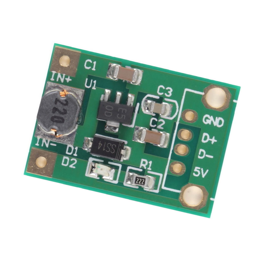 5PCS DC-DC Boost Converter Step Up Module 1-5V to 5V 500mA 600mA Max for Arduino