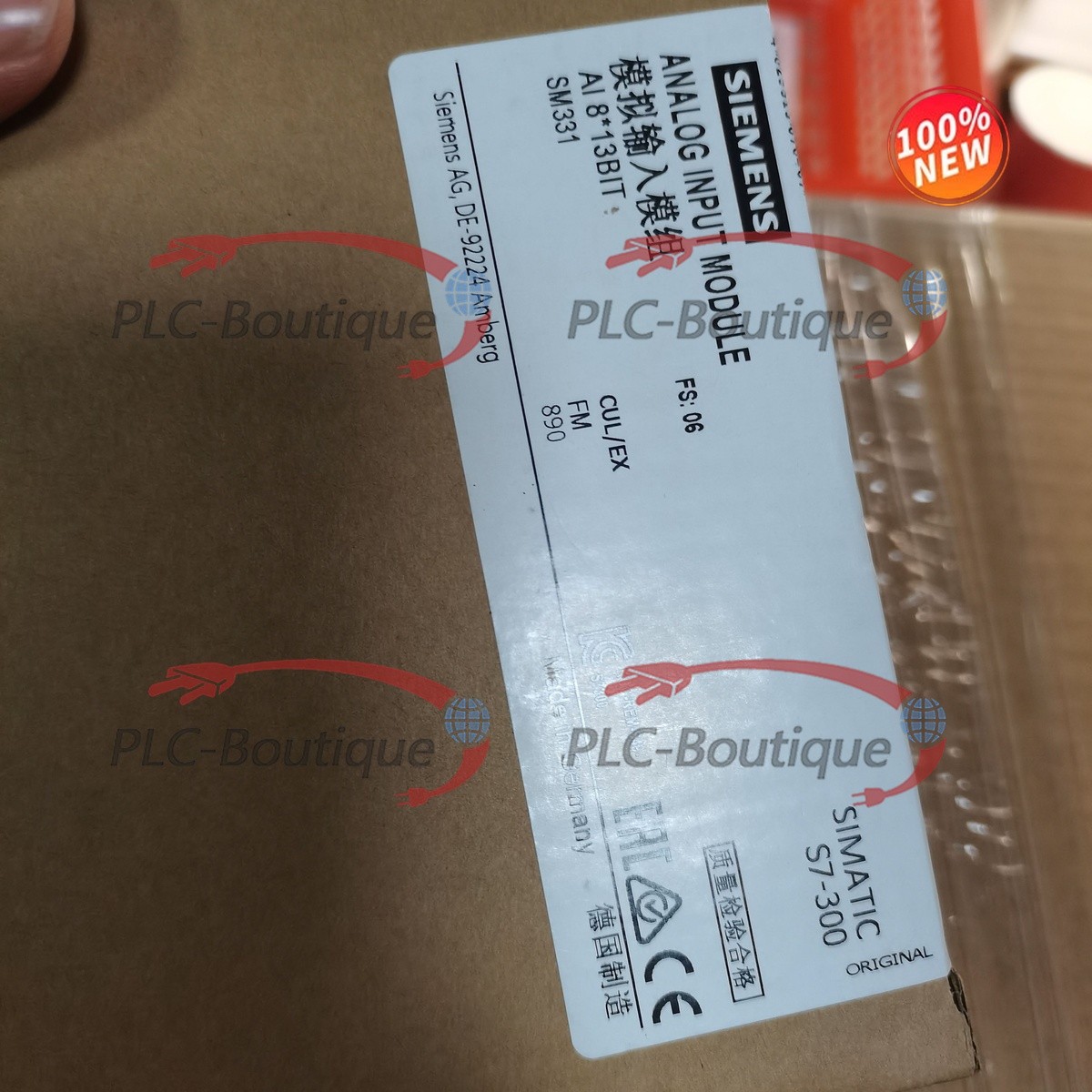 Factory Sealed Siemens 6ES7331-1KF01-0AB0 With 1 Year warranty Fast shipping