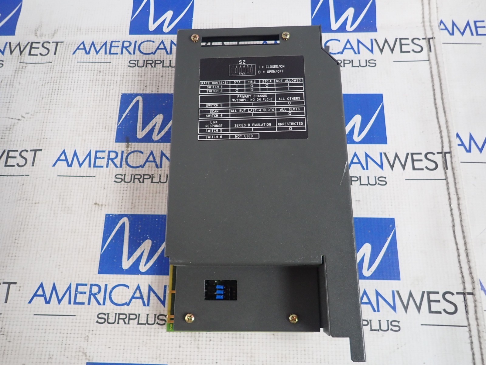 ALLEN BRADLEY 1771-ASB D REMOTE I/O ADAPTER MODULE