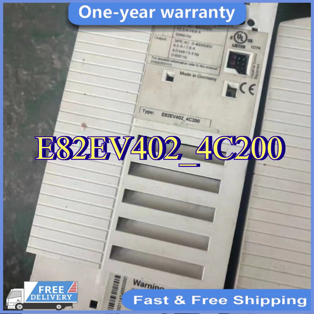E82EV402_4C200 1PC USED LENZE SERVO INVERTER E82EV402K4C200 Good quality