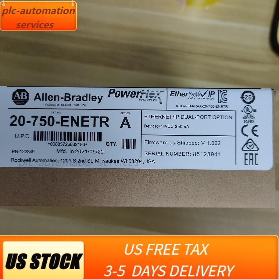 Factory Sealed Allen-Bradley 20-750-ENETR 750 2-P ENet/IP Module AB US Free Tax