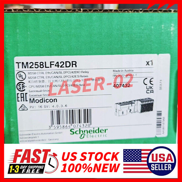 SCHNEIDER New Sealed TM258LF42DR PLC Programmable Controller Free Shipping