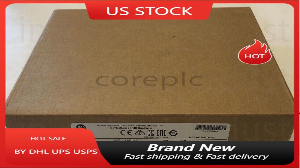New AB 1756-L72 ControlLogix 4MB Controller PLC Processor 1756L72 US Free Tax