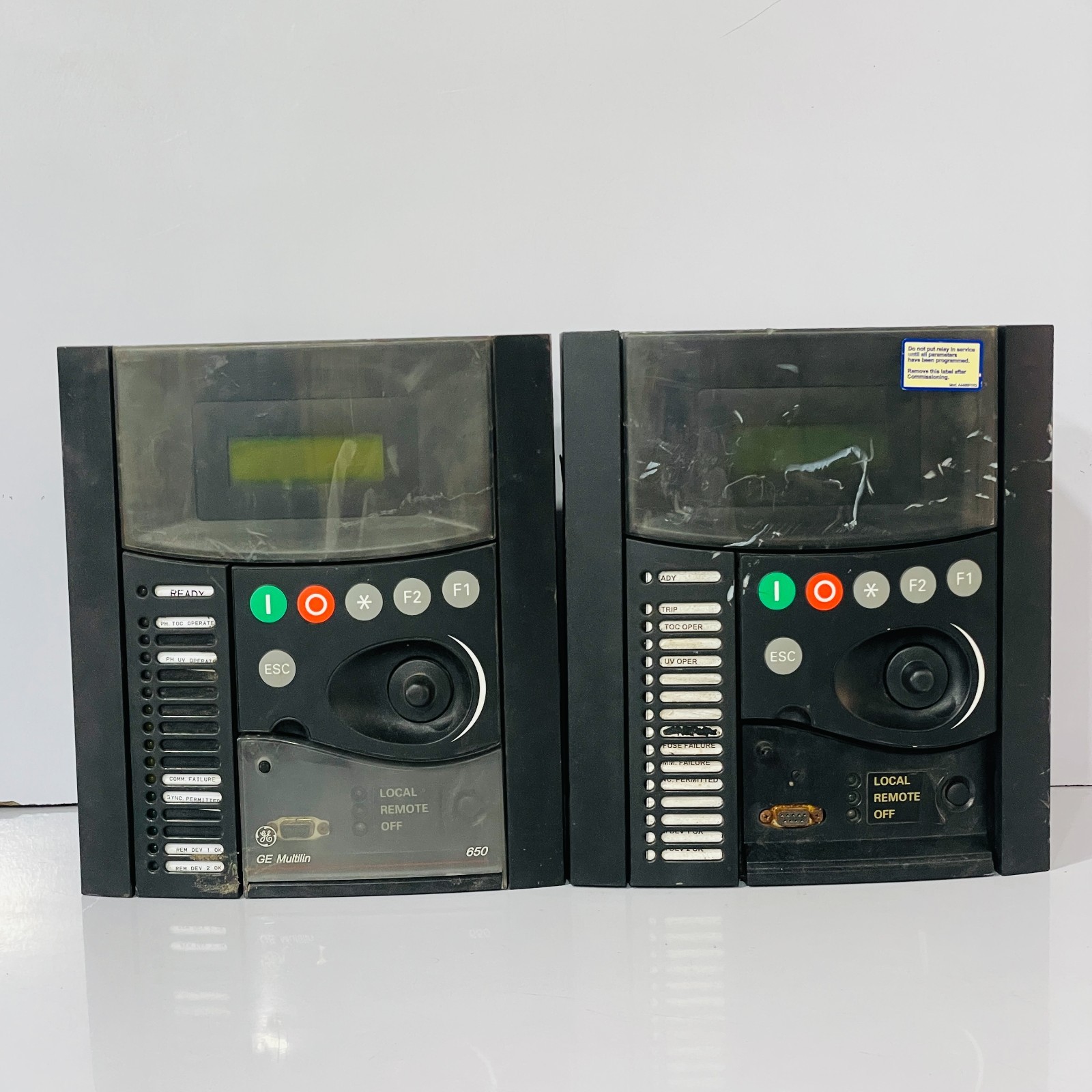GE DIGITAL ENERGY MULTILIN F650 F650BFCF2G1HI6 DIGITAL BAY CONTROLLER LOT OF 2