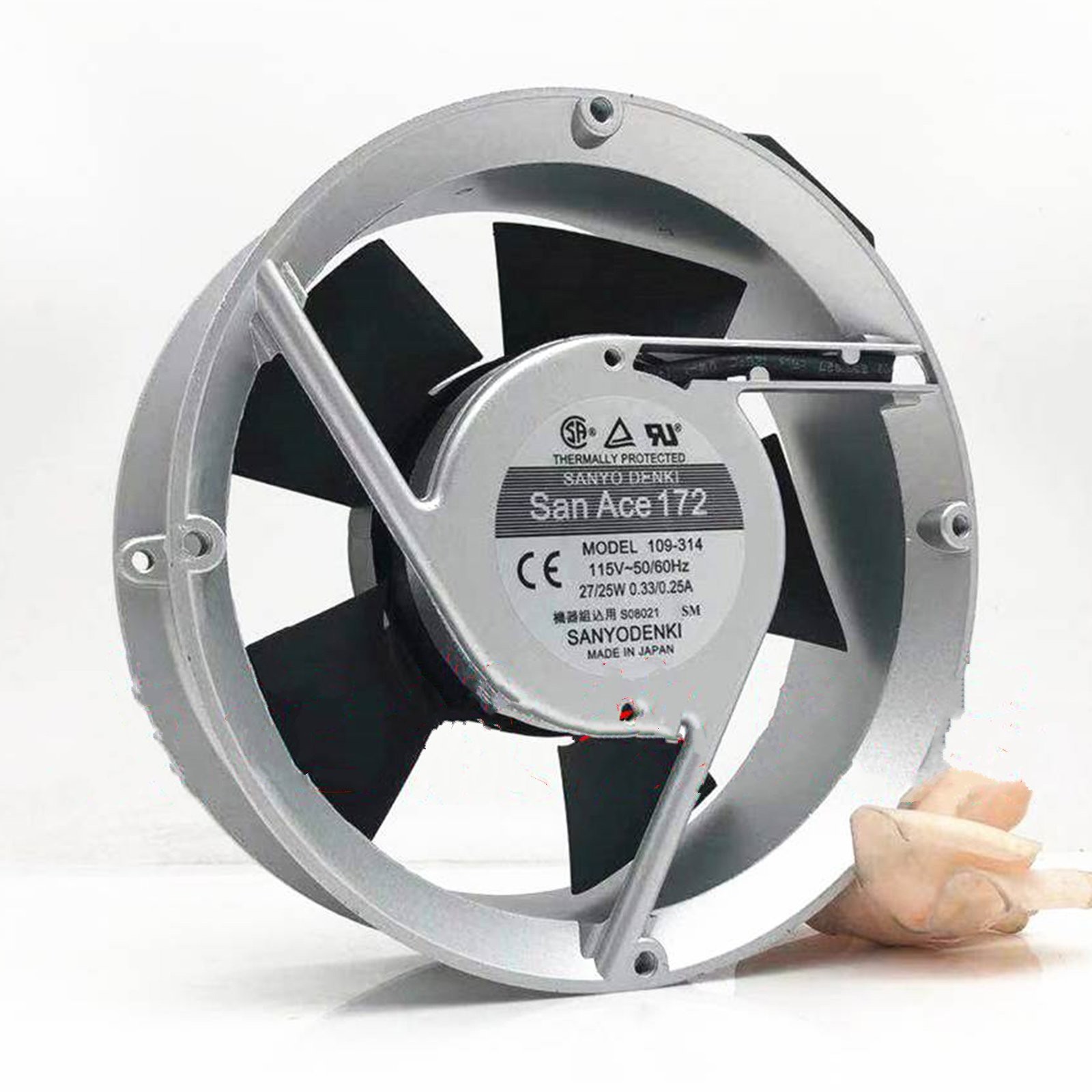 1pcs New Sanyo 109-314 115V 27/25W 0.33/0.25A cooling fan Free Shipping#QW