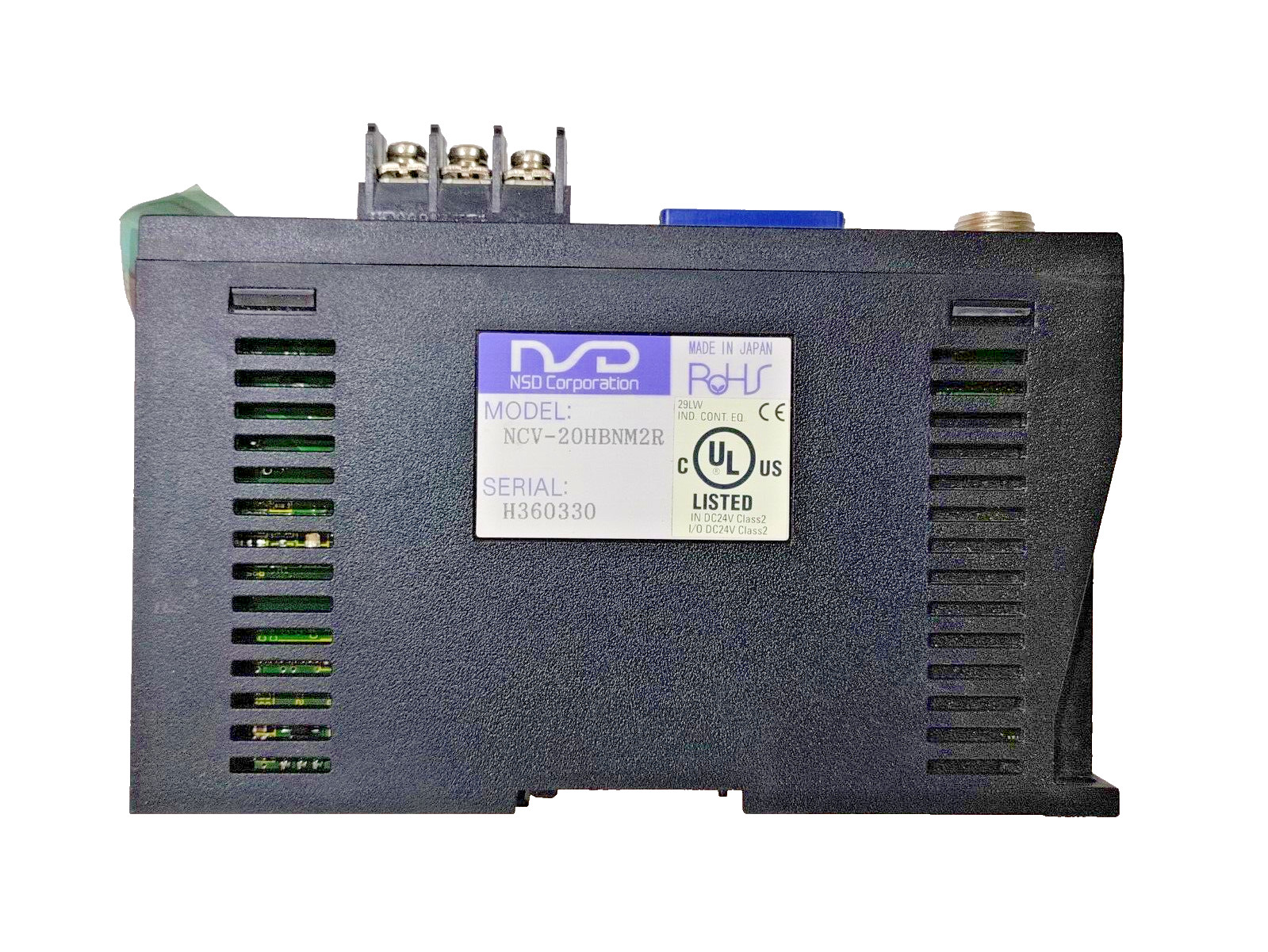 *new* NSD CORPORATION NCV-20HBNM2R HEAVY DUTY BINARY/GRAY OUTPUT CONVERTER