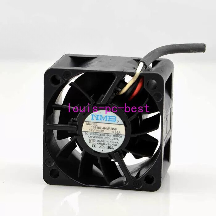 NMB 1611KL-04W-B59 Fan 12V 0.39A 3pin 40*40*28mm Case Cooling Fan