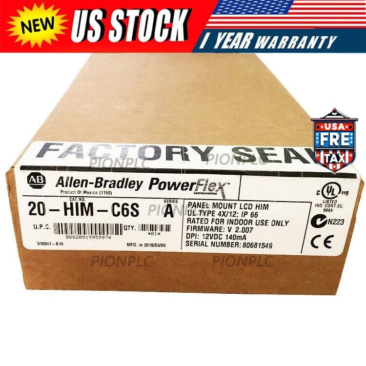 New Sealed AB 20-HIM-C6S PFlex 20 IP66-UL NemaType 4X-12 20HIMC6S US Free Tax