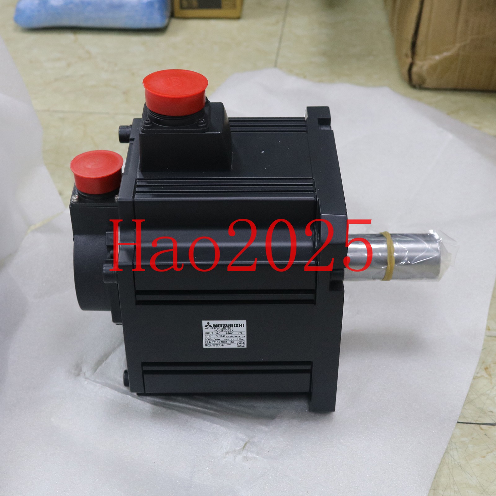 One Used Servo Motor HC-SFS352K Tested Good OK Tested Good Mitsu