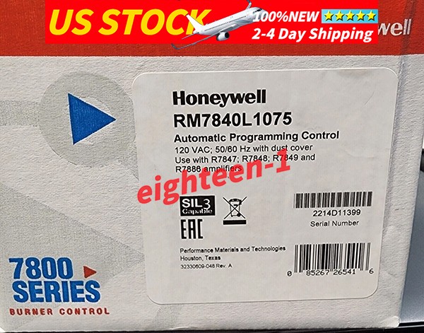 1PCS New Honeywell RM7840L1075 burner control Fast Shipping