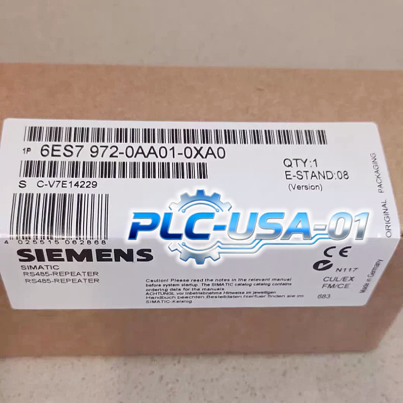 6ES7972-0AA01-0XA0 1PCS Brand New Siemens 6ES7972-0AA01-0XA0 Fast Delivery