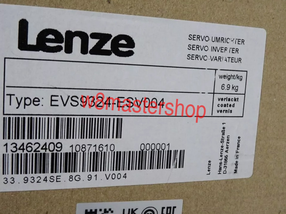 EVS9324-ESV004 NEW LENZE SERVO DRIVE EVS9324ESV004 With Safety Relay Terminals