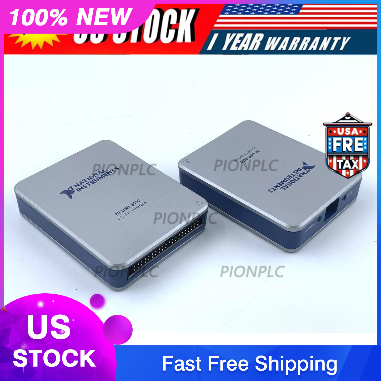 NEW National Instruments USB8452 USB-8452 I²C/SPI Interface Device