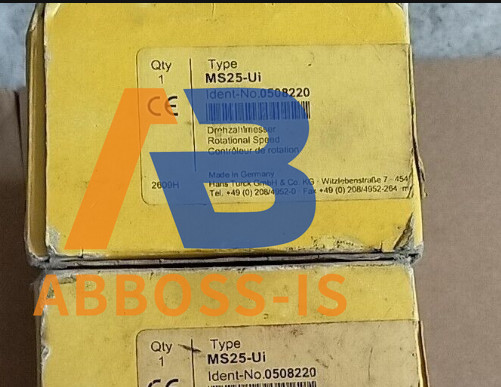 TURCK MS25-UI ROTATIONAL SPEED MONITOR 20-250V AC/DC 40-70HZ