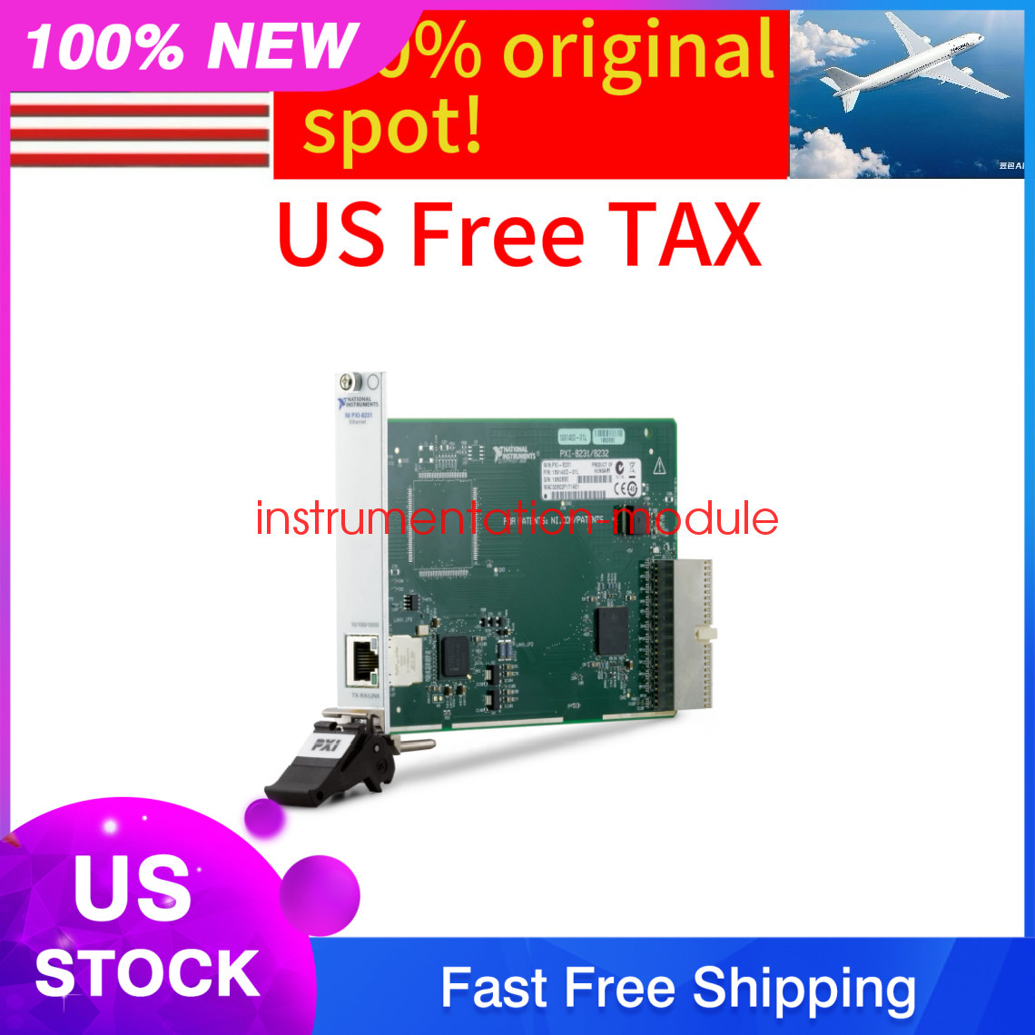NEW National Instruments NI PXI-8231 Gigabit Ethernet Interface