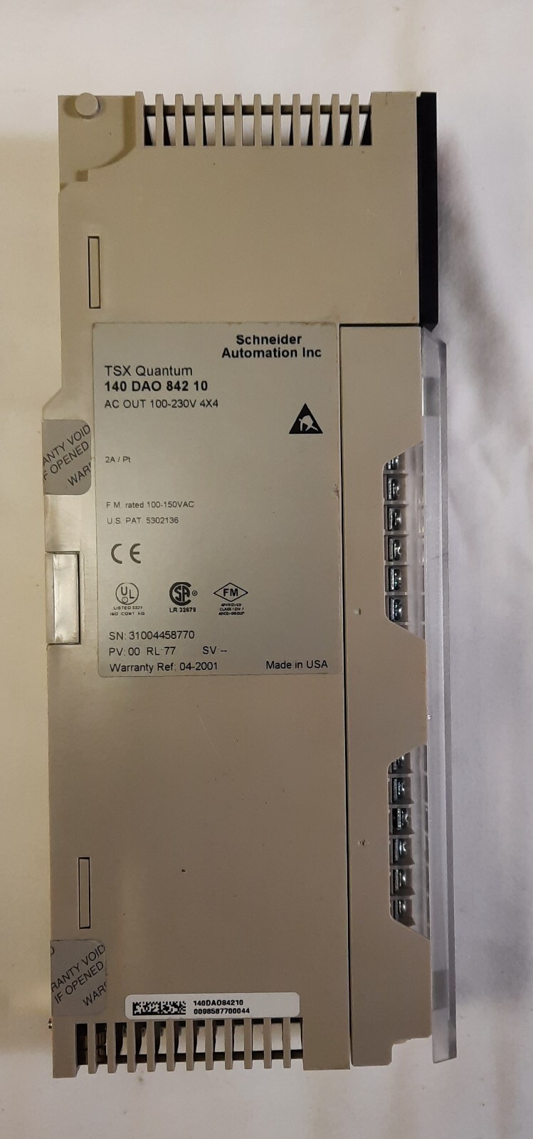 Schneider Automation TSX Quantum 140 DAO 842 10