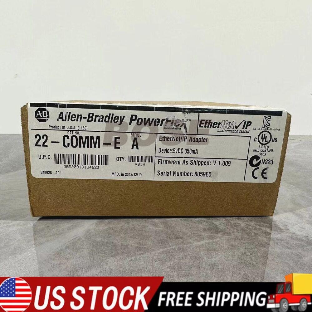 New Sealed Allen Bradley 22-COMM-E SER A PowerFlex Ethernet/IP Comm Adapter