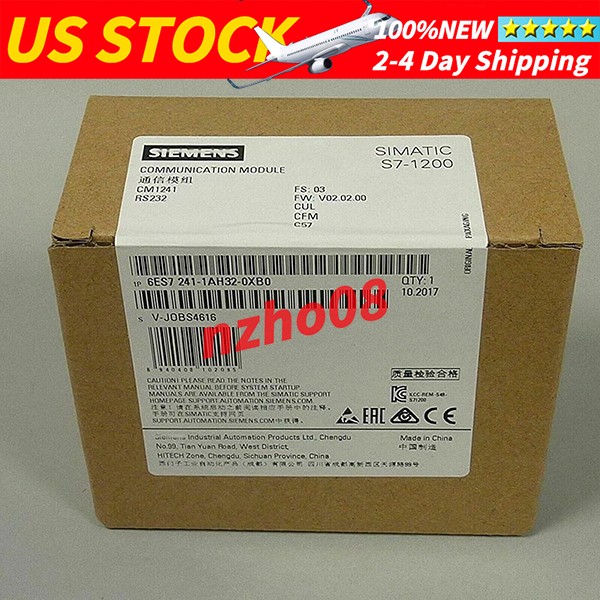 Siemens 6ES7241-1AH32-0XB0 New Sealed PLC Communication Module Free Shipping