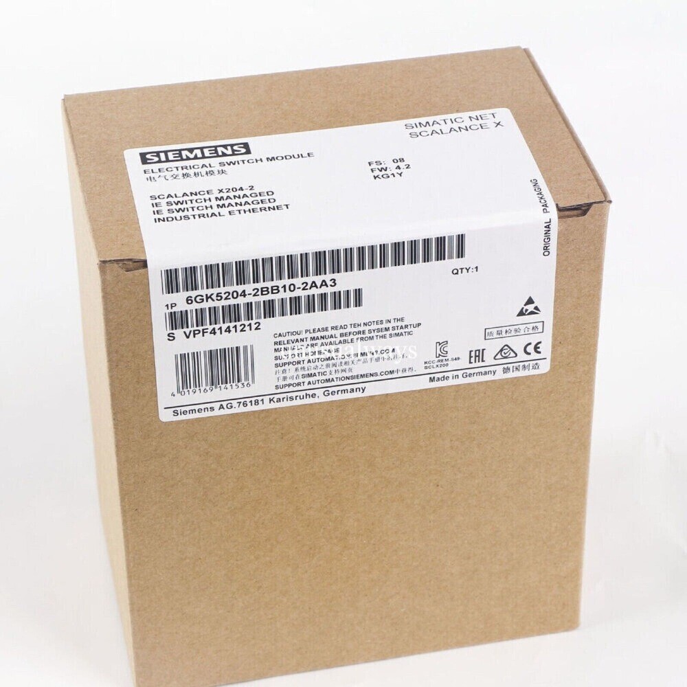 1PCS Unopened New Siemens Ethernet Module 6GK5204-2BB10-2AA3 6GK5 204-2BB10-2AA3
