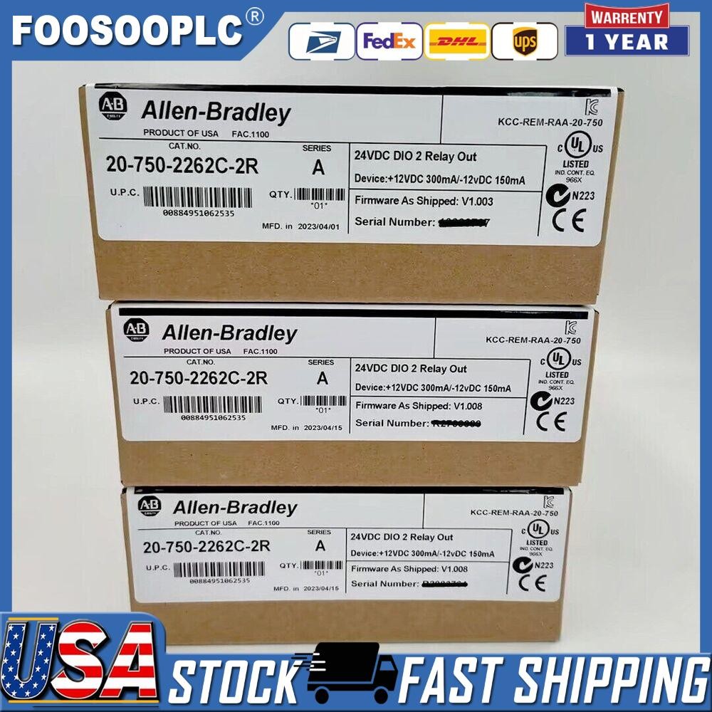 New Factory Sealed AB 20-750-2262C-2R /A 750 24V DC IO Option Module US Free Tax