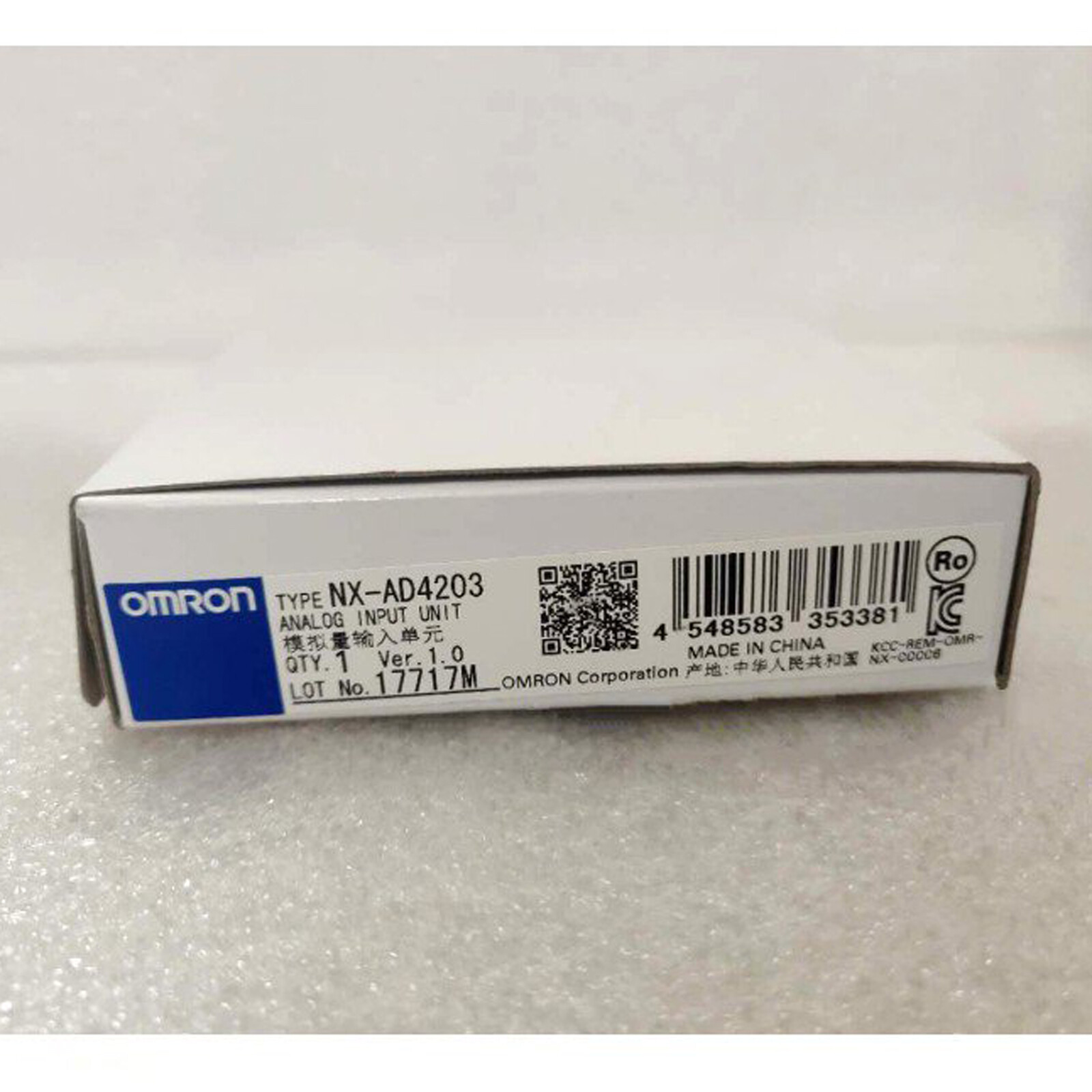 Omron NX-AD4203 Analog Input Unit New One Expedited Shipping NXAD4203