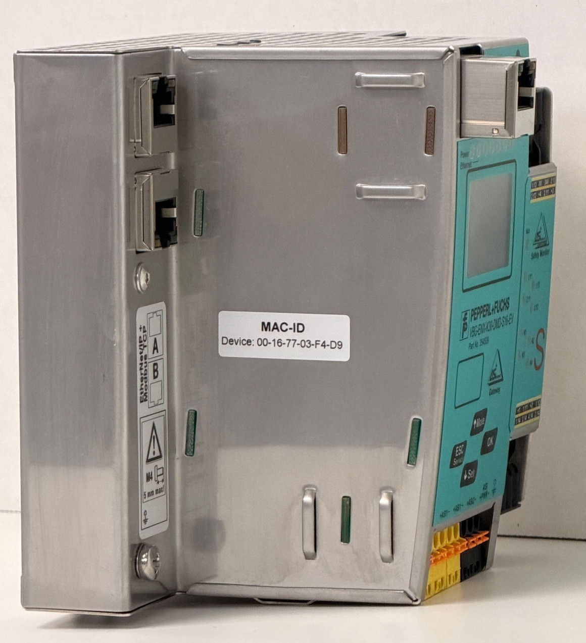PEPPERL FUCHS VBG-ENX-K30-DMD-S16-EV ASi 3.0 ETHERNET/IP MODBUS TCP GATEWAY 2018