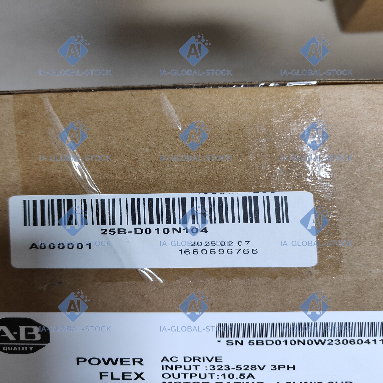 Free Delivery 1PC brand New Allen-Bradley 25B-D010N104 Warranty Included