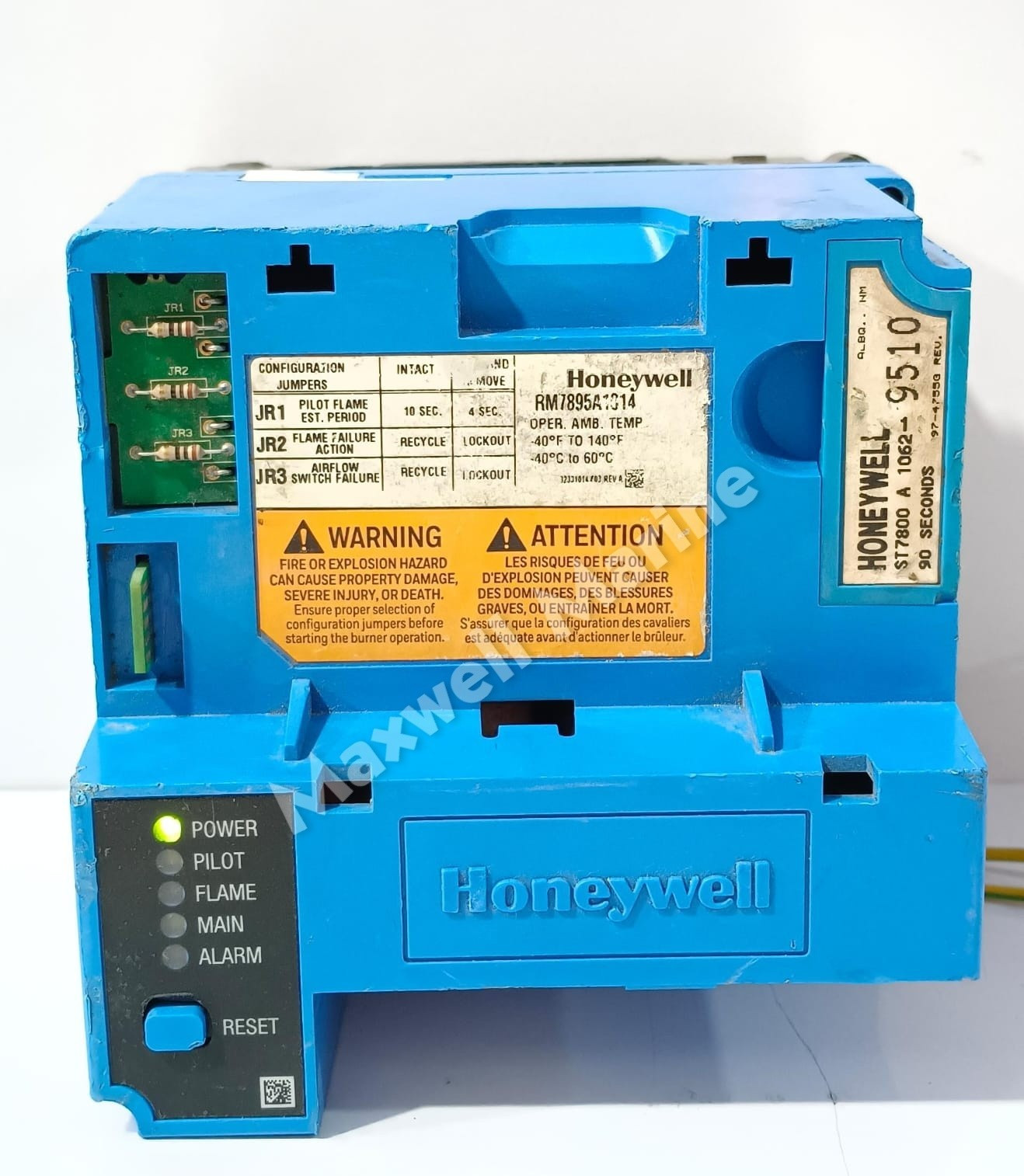 Honeywell RM7895A1014, RM7800E,G,L,M; RM7840E,G,L,M 7800 SERIES Relay Modules
