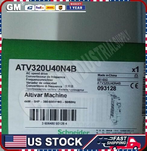 1PC New Schneider ATV320U40N4B 4Kw Inverter Fast Shipping