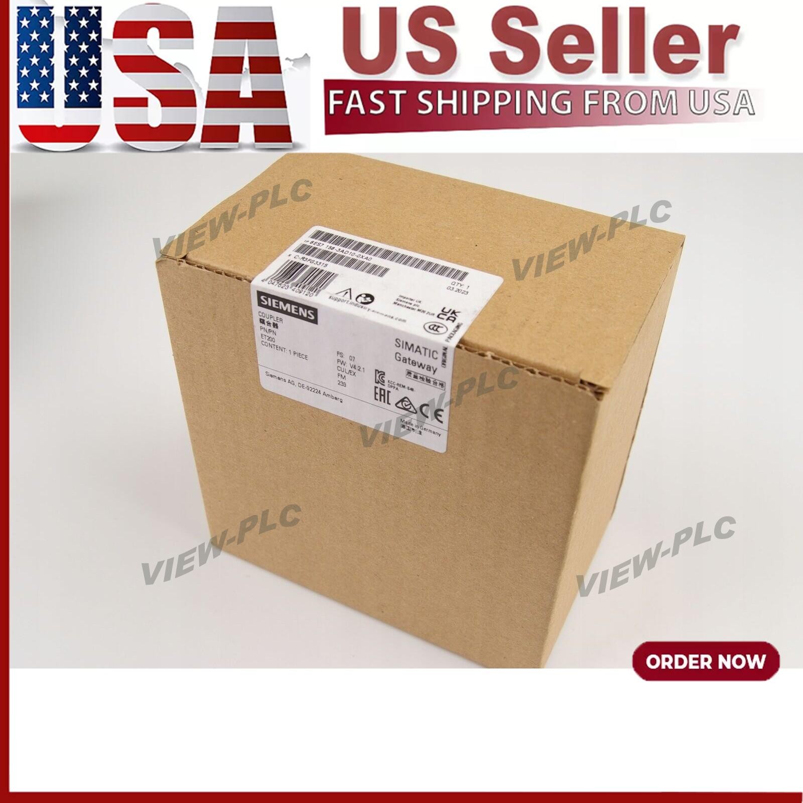 New Siemens 6ES7158-3AD10-0XA0 SIMATIC PN/PN Coupler 6ES7 158-3AD10-0XA0