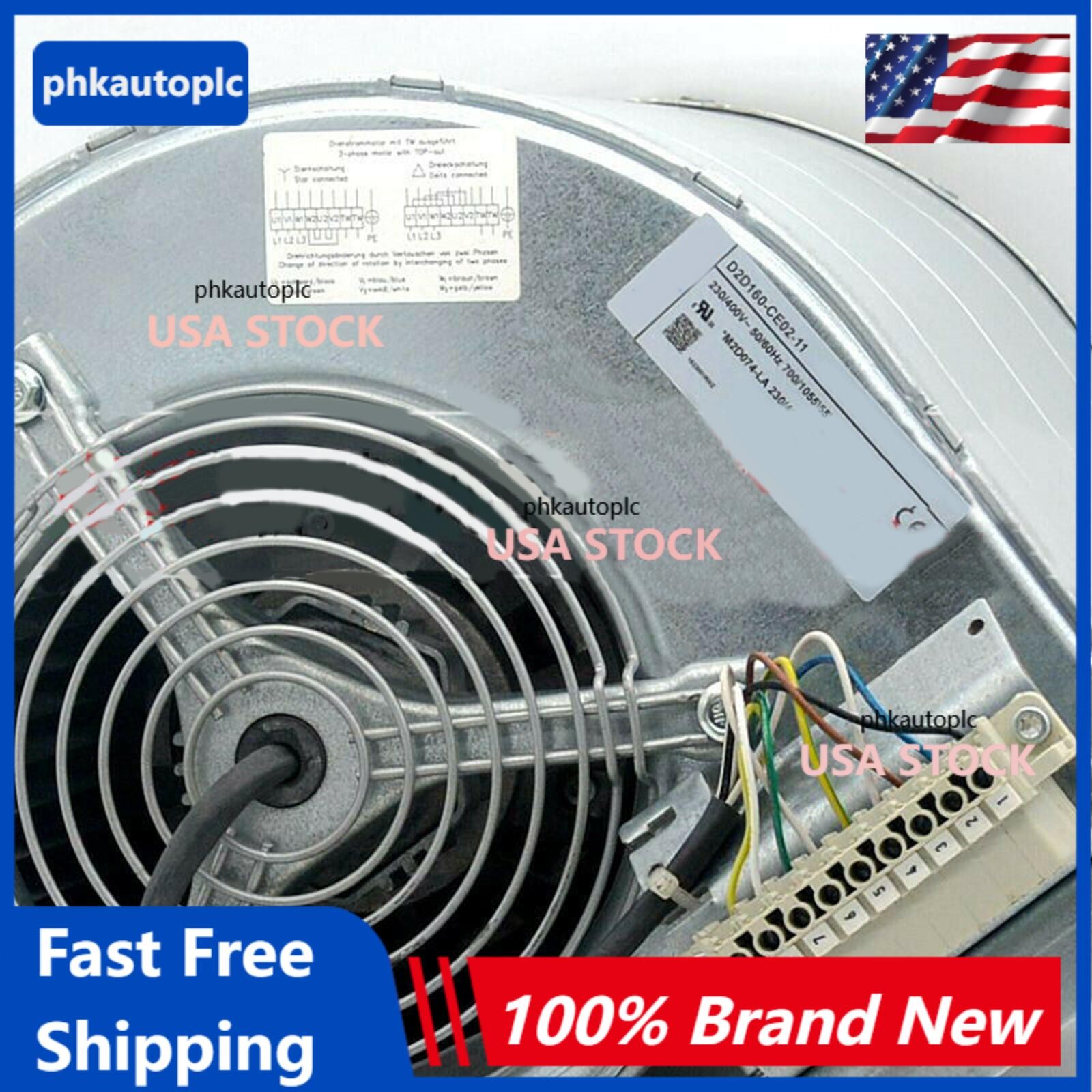 1pc New Siemens Inverter Fan D2D160-CE02-11 230/400V 700W Fast Shipping
