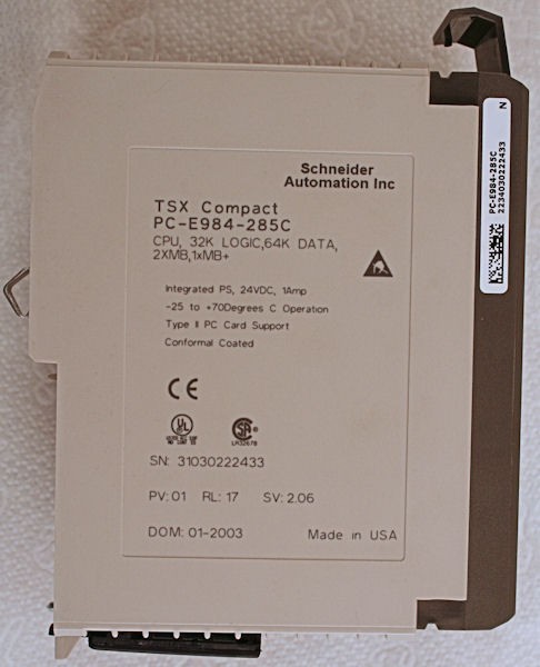 Schneider Automation PC-E984-285C Compact PLC With Conformal