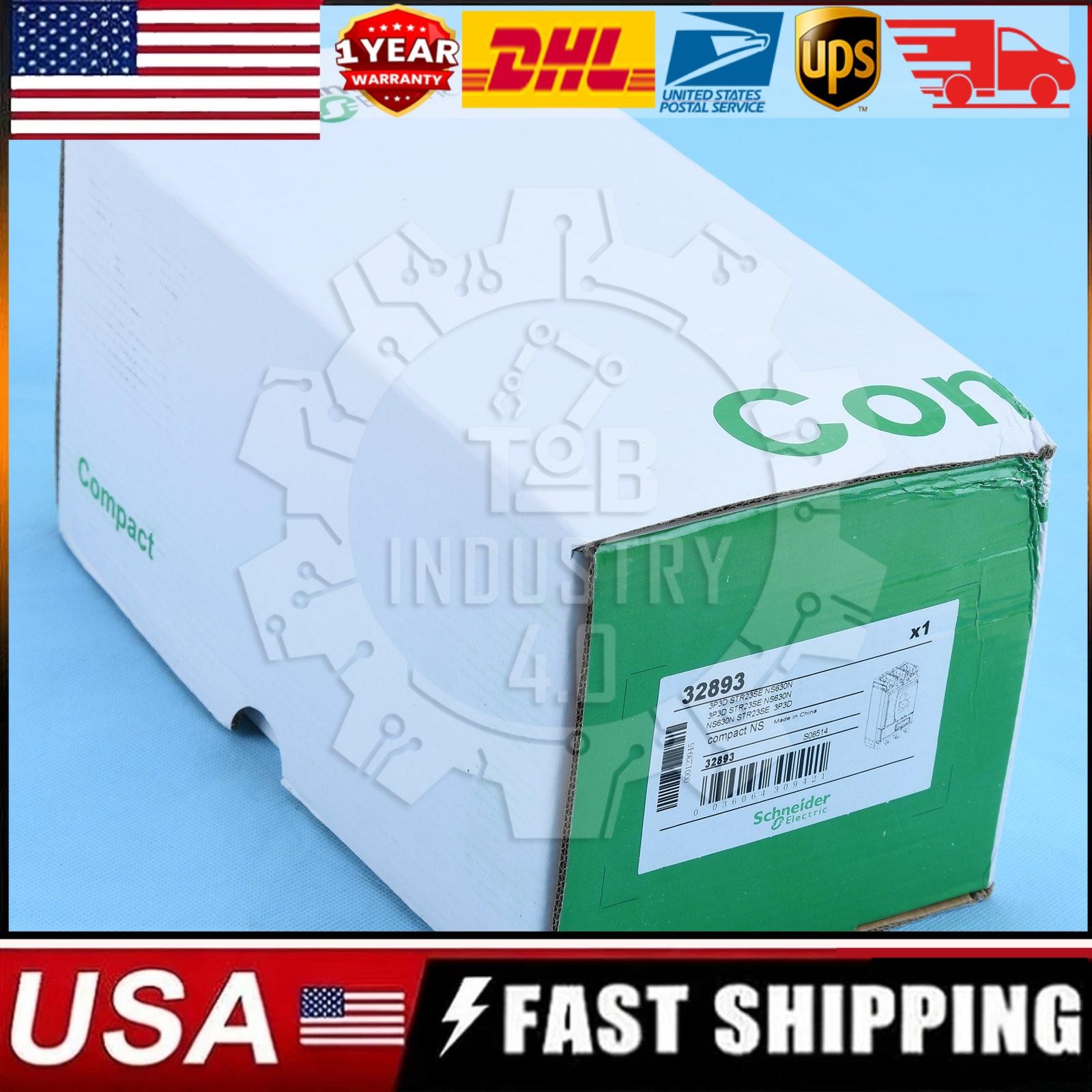 IPC New Schneider NS630N 3P 630A STR23SE Breaker Expedited Shipping