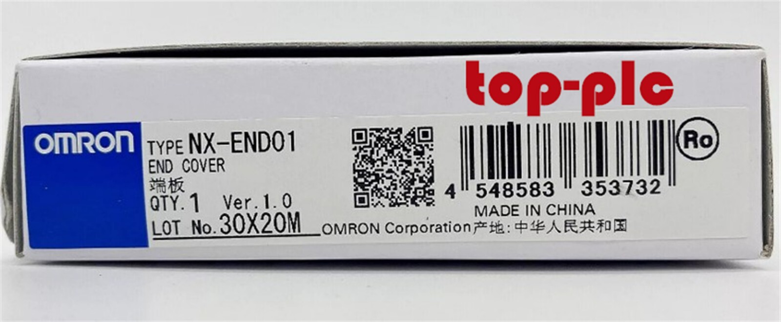 Original Omron NX-END01 End Cover Unit Module New In Box