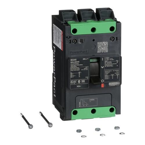 Square D BGL36045 40Amps 3 Poles MOLDED CASE CIRCUIT BREAKER