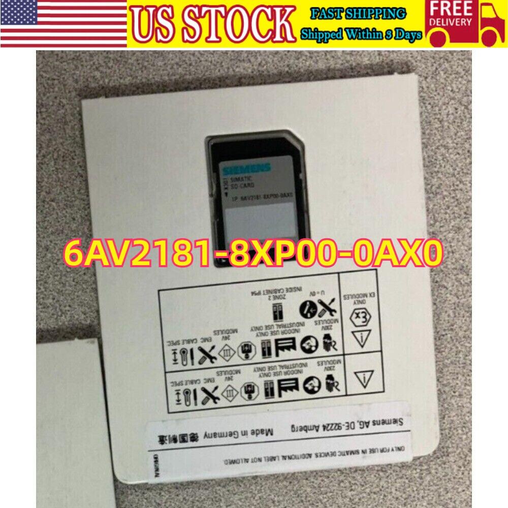 New Siemens 6AV2 181-8XP00-0AX0 6AV2181-8XP00-0AX0 SIMATIC SD memory card 2 GB