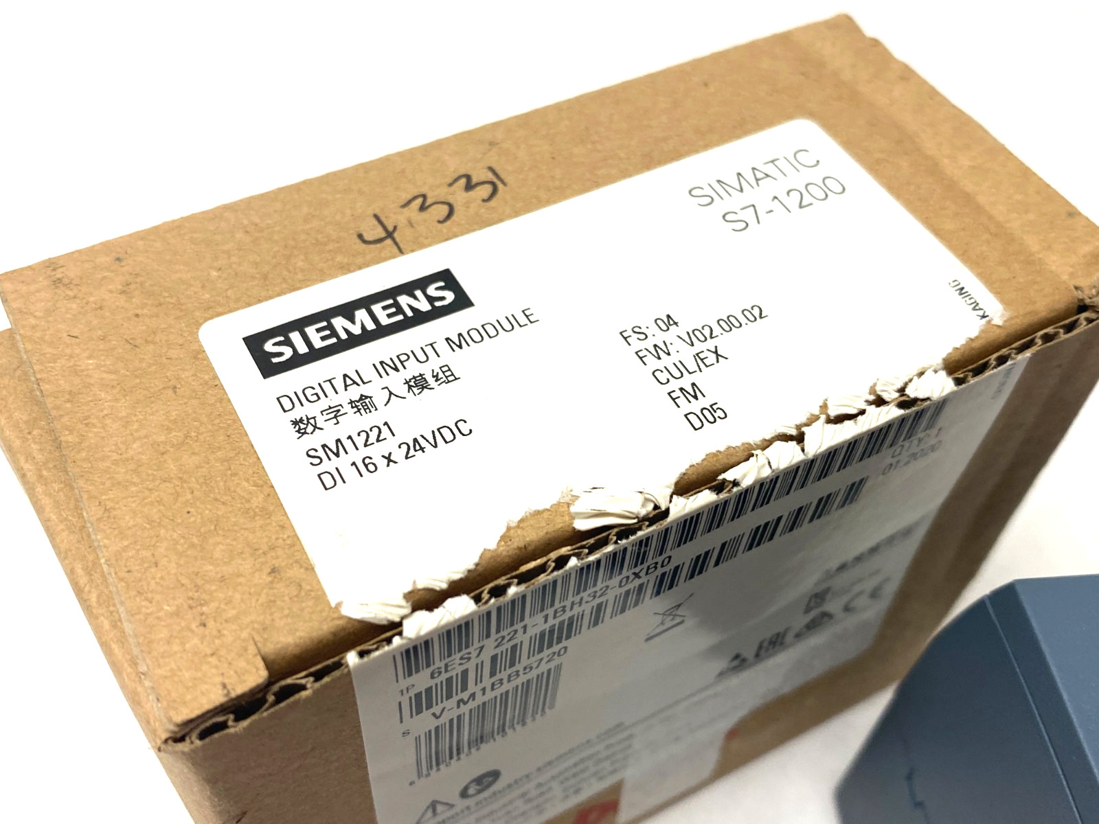 Siemens 6ES7 221-1BH32-0XB0 SIMATIC S7-1200 Digital Input Module DI 16x24VDC