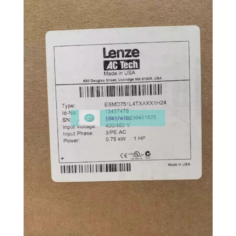 NEW LENZE frequency converter ESMD751L4TXA 380V 0.75KW 1PC