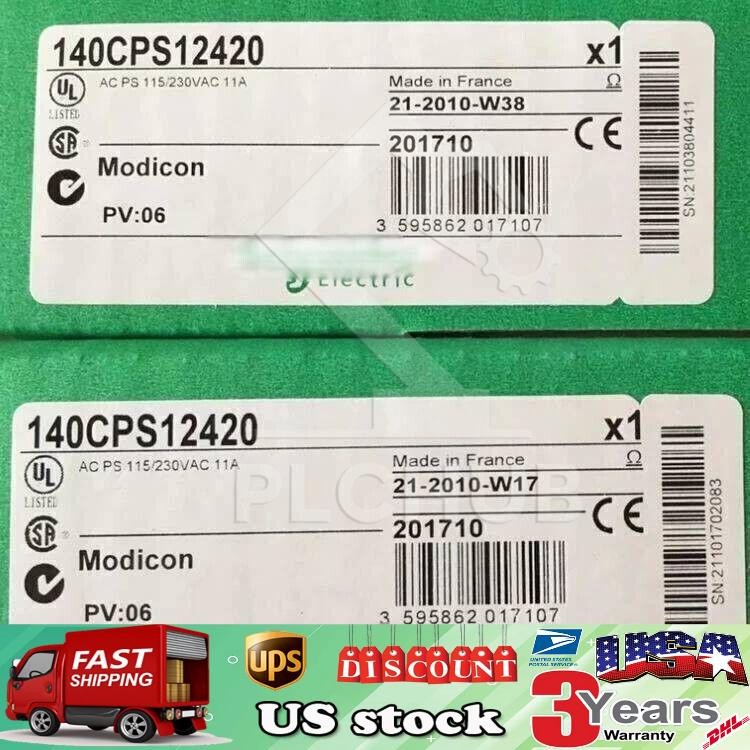 Schneider Electric 140CPS12420 Modicon 140CPS12420 NEW 1pcs