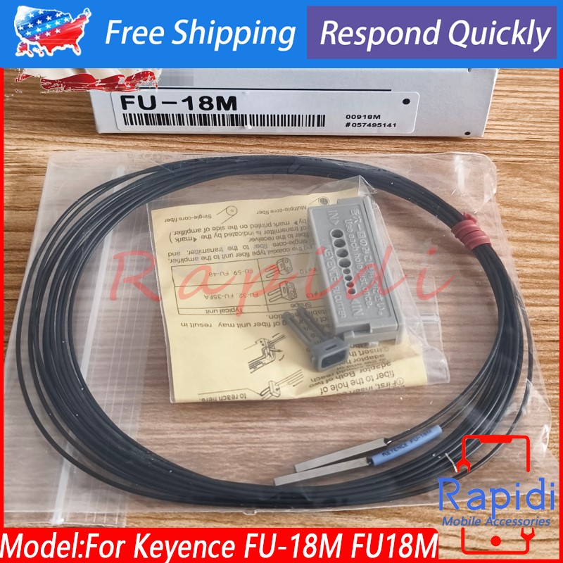 NEW Photoelectric Fiber Optic Sensor Amplifier Switch FU18M For Keyence FU-18M