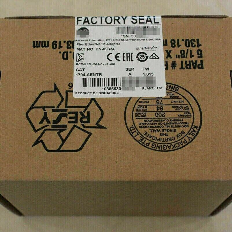 New Factory Sealed Allen Bradley 1794-AENTR SER A Flex EtherNet/IP Adapter